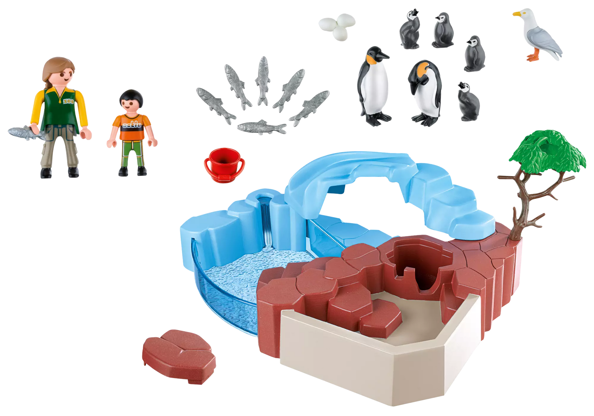 Playmobil 4013 Sammlerstück SuperSet Pinguinbecken - plegobil