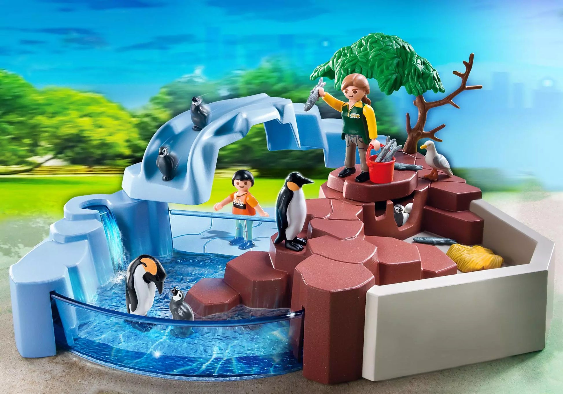 Playmobil 4013 Sammlerstück SuperSet Pinguinbecken - plegobil