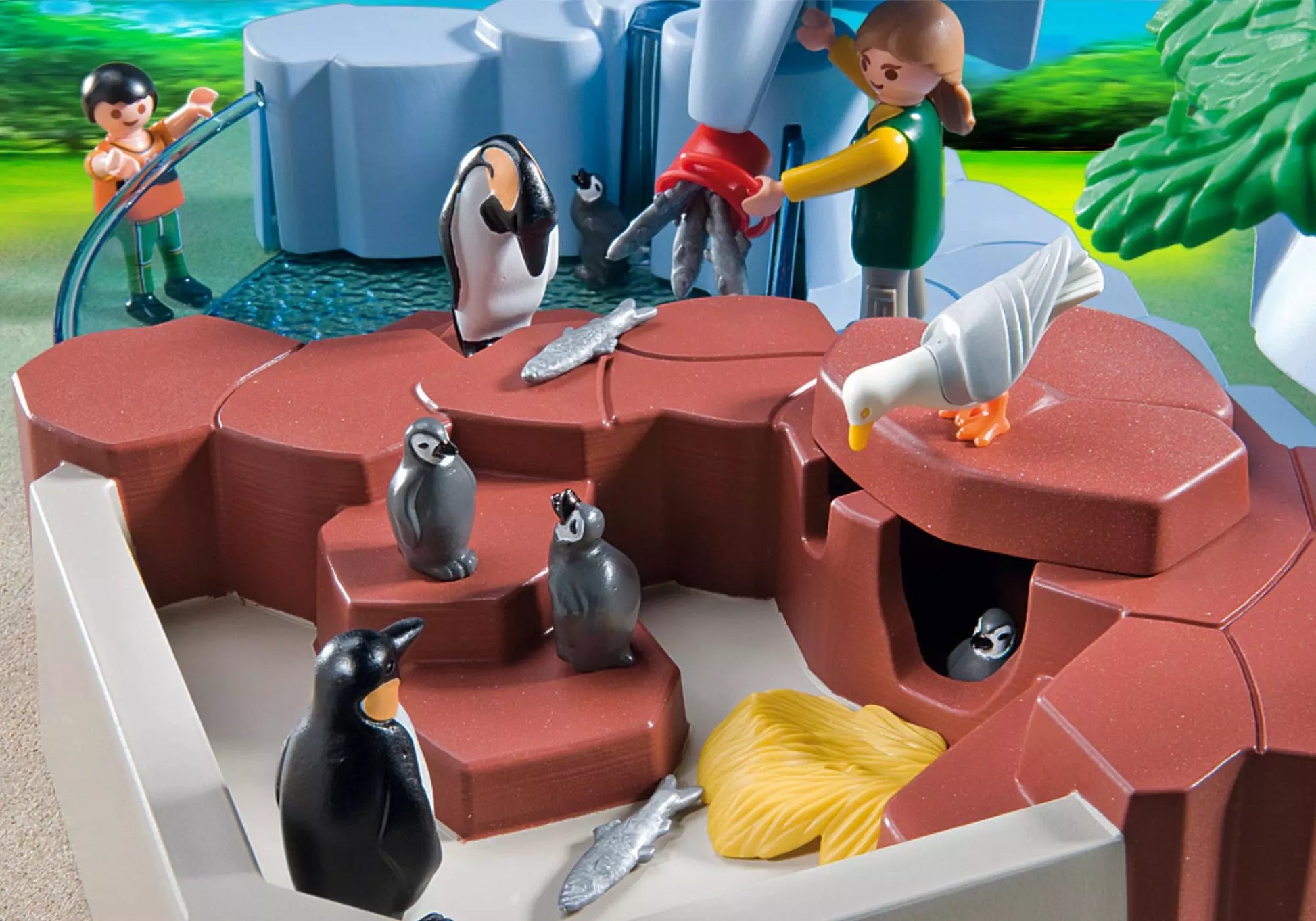 Playmobil 4013 Sammlerstück SuperSet Pinguinbecken - plegobil