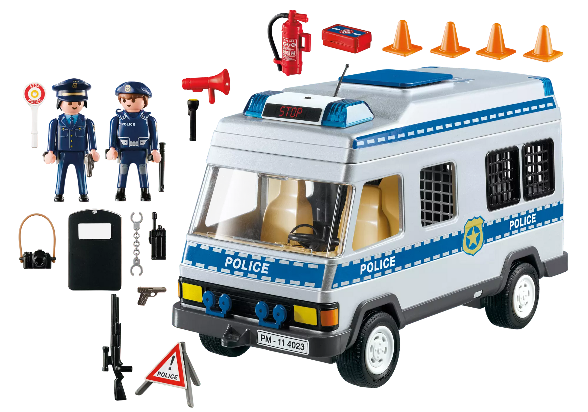 Playmobil 4023 City Action Polizei Mannschaftswagen - plegobil