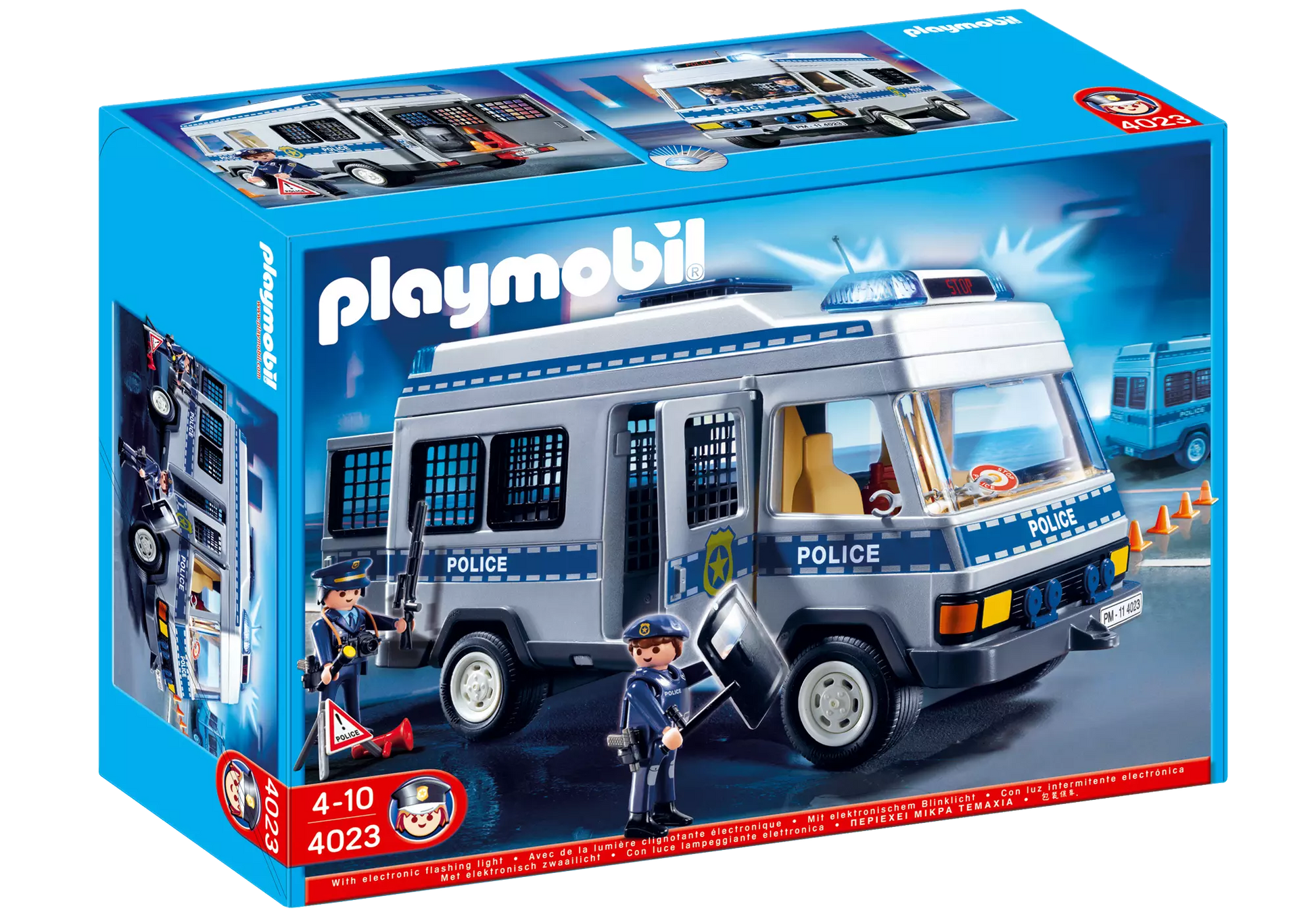 Playmobil 4023 City Action Polizei Mannschaftswagen - plegobil