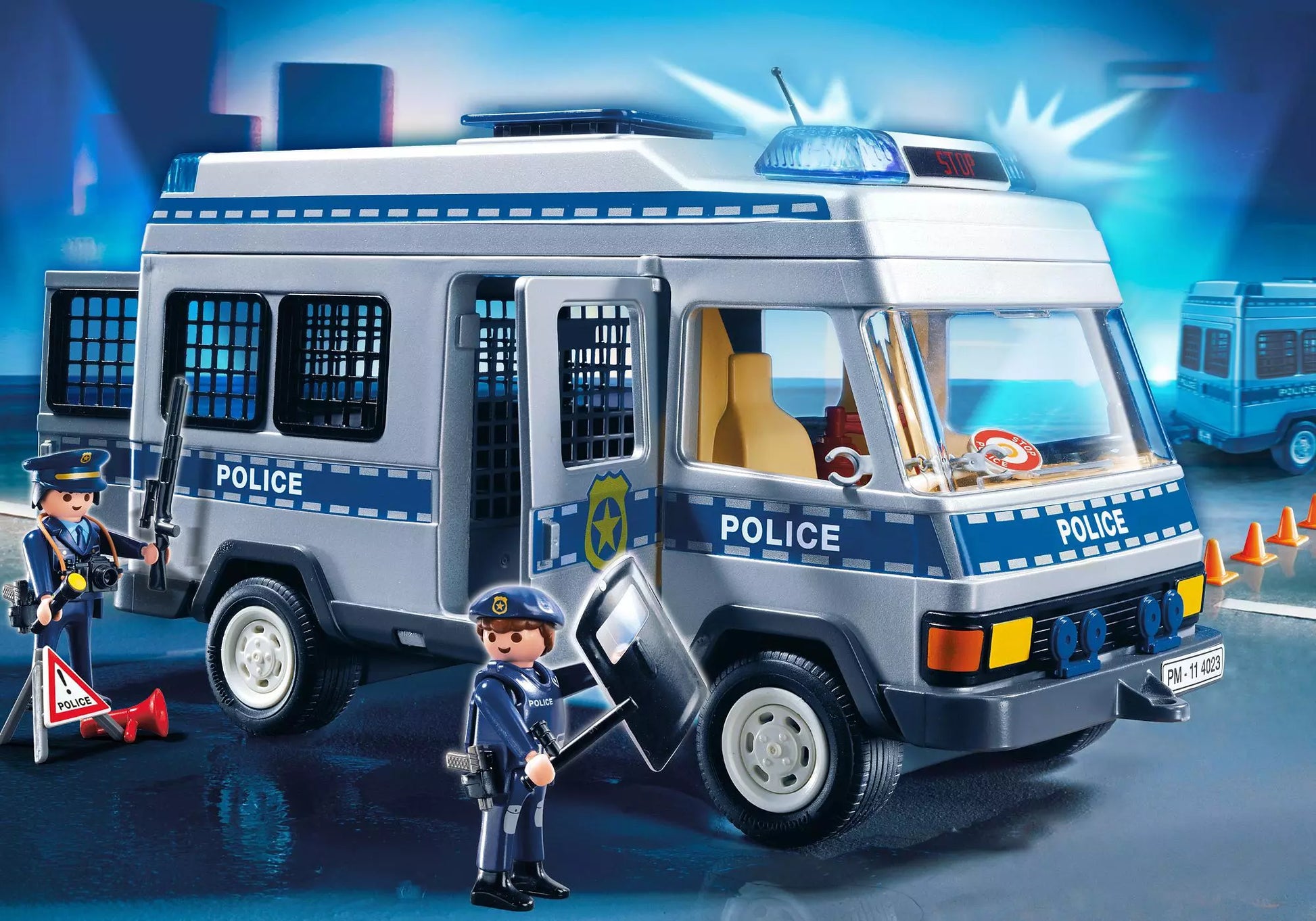 Playmobil 4023 City Action Polizei Mannschaftswagen - plegobil