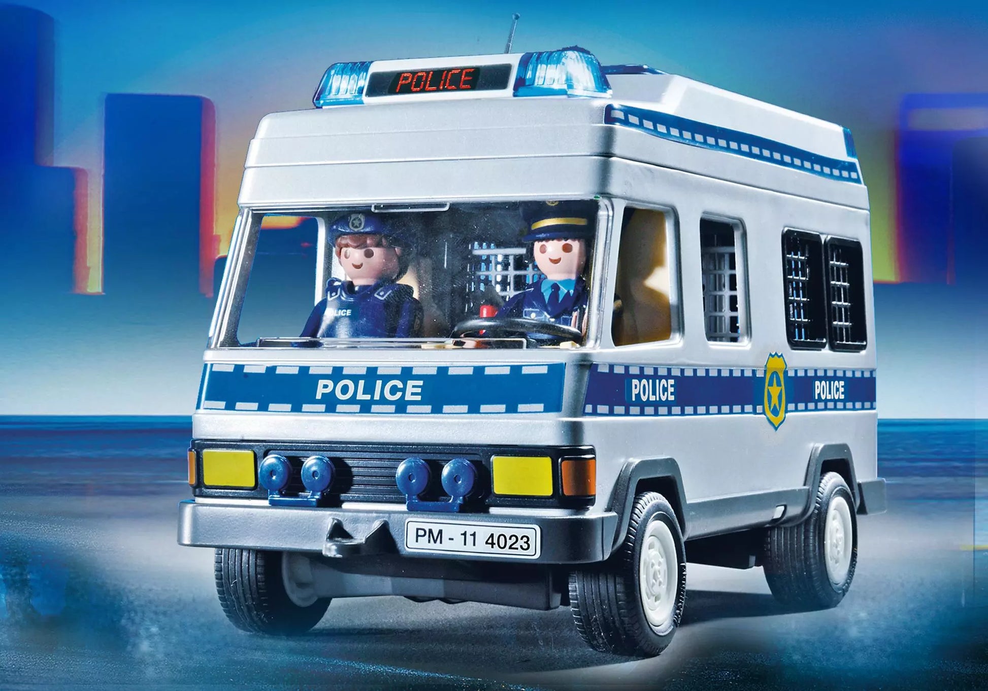 Playmobil 4023 City Action Polizei Mannschaftswagen - plegobil