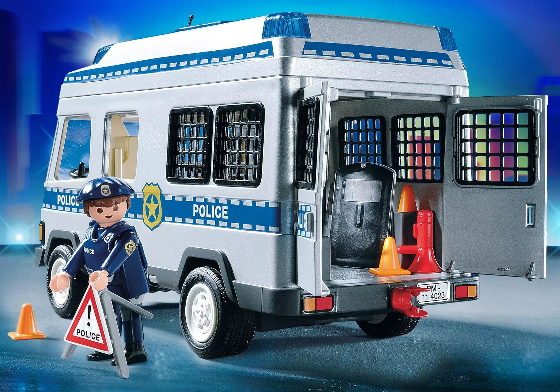 Playmobil 4023 City Action Polizei Mannschaftswagen - plegobil