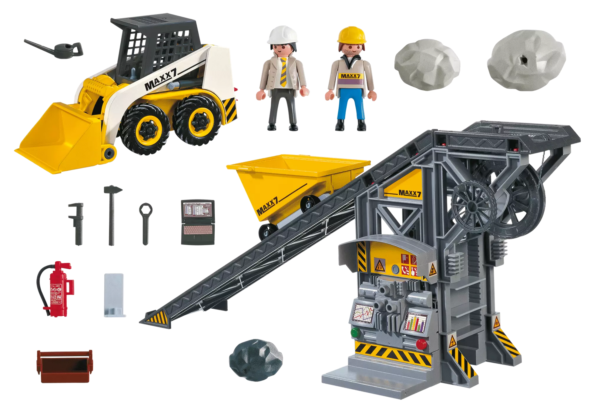 Playmobil 4041 City Action Förderanlage mit Kompaktlader - plegobil