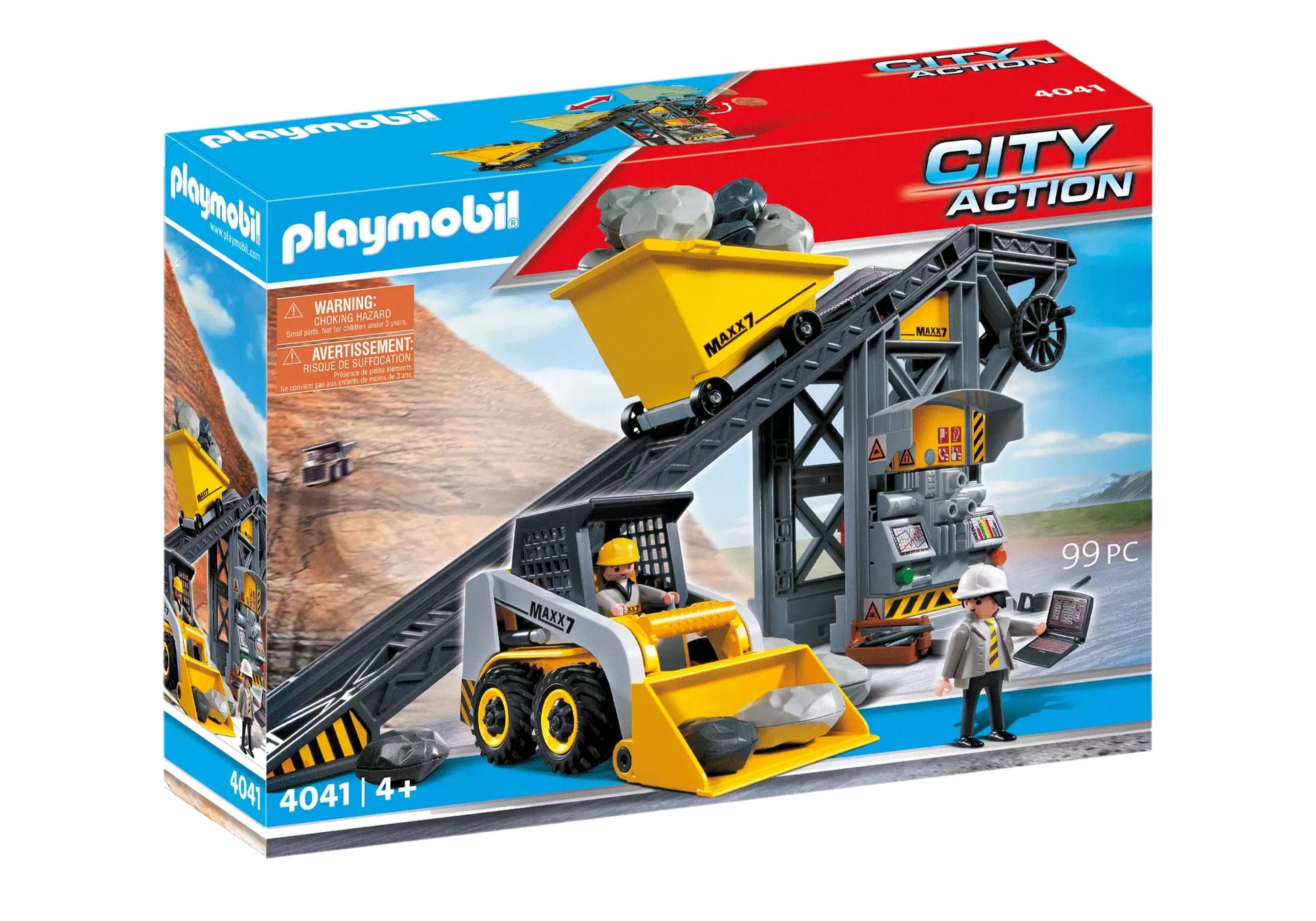 Playmobil 4041 City Action Förderanlage mit Kompaktlader - plegobil