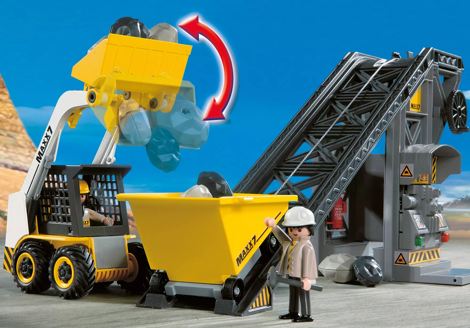 Playmobil 4041 City Action Förderanlage mit Kompaktlader - plegobil