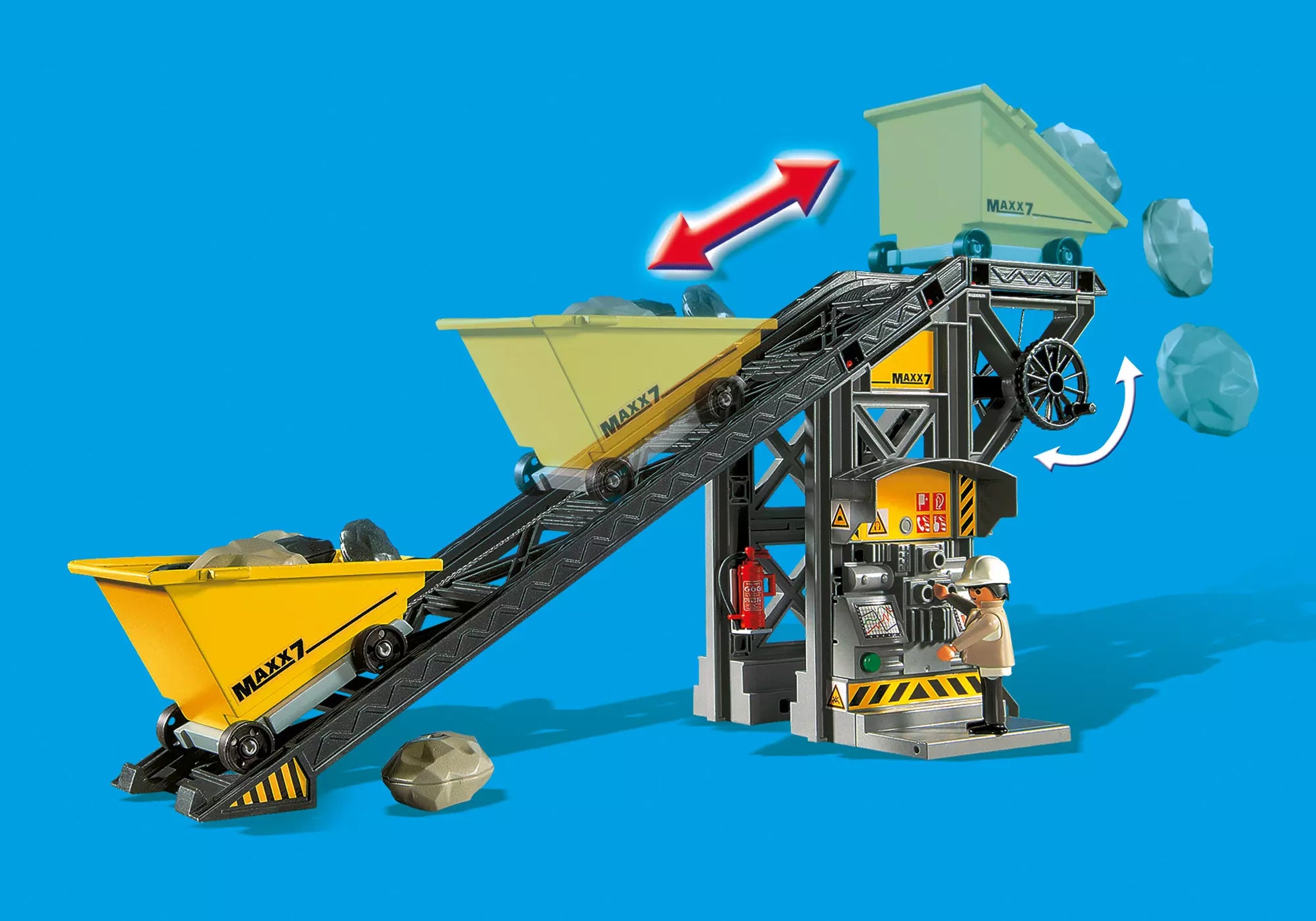 Playmobil 4041 City Action Förderanlage mit Kompaktlader - plegobil