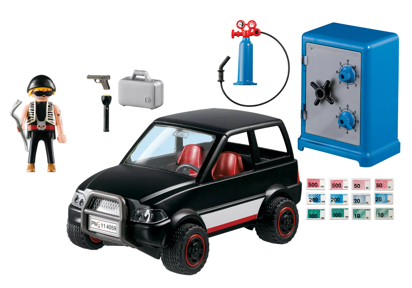 Playmobil 4059 Sammlerstück City Action Tresorknacker mit Fluchtfahrzeug - plegobil