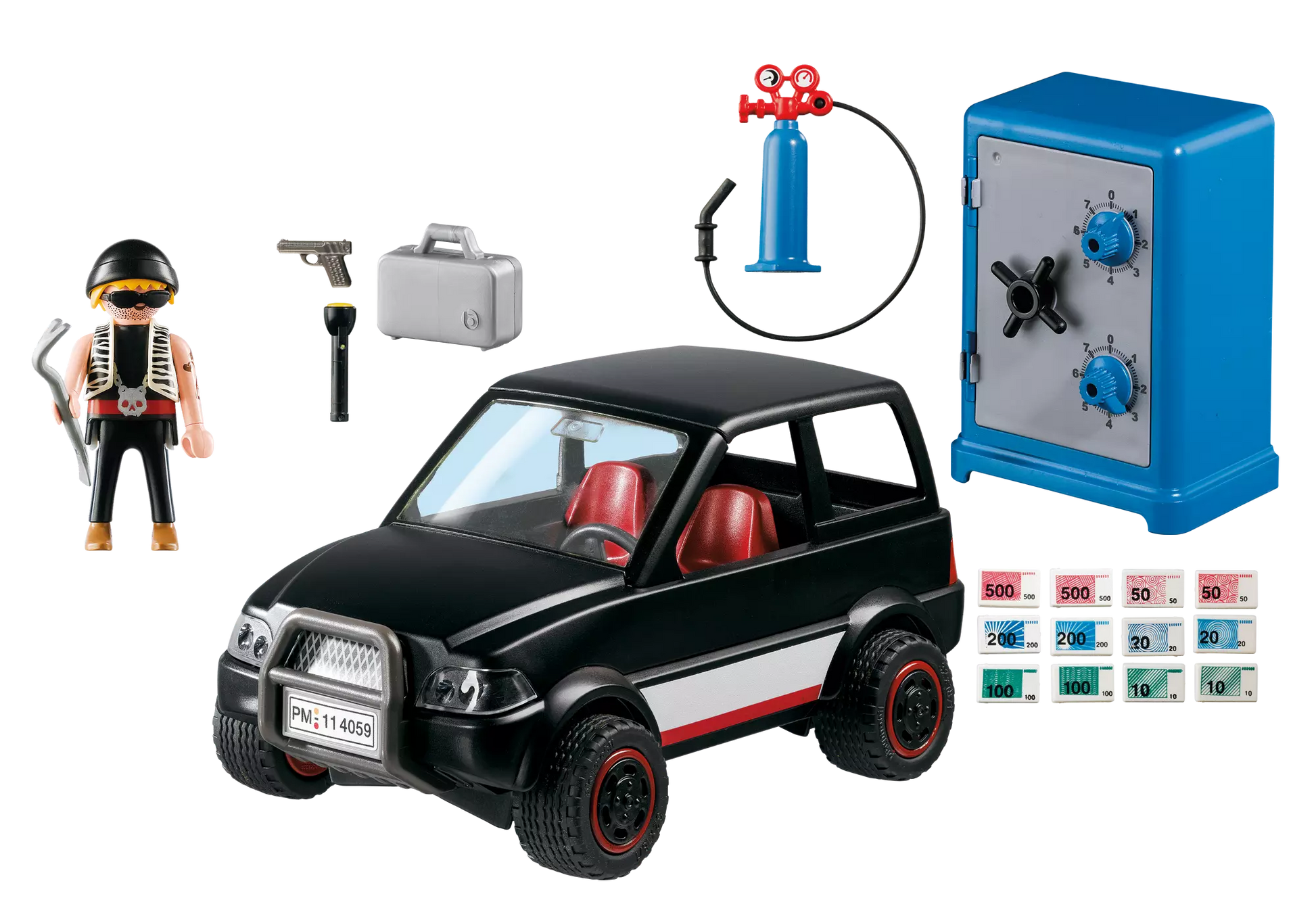 Playmobil 4059 Sammlerstück City Action Tresorknacker mit Fluchtfahrzeug - plegobil