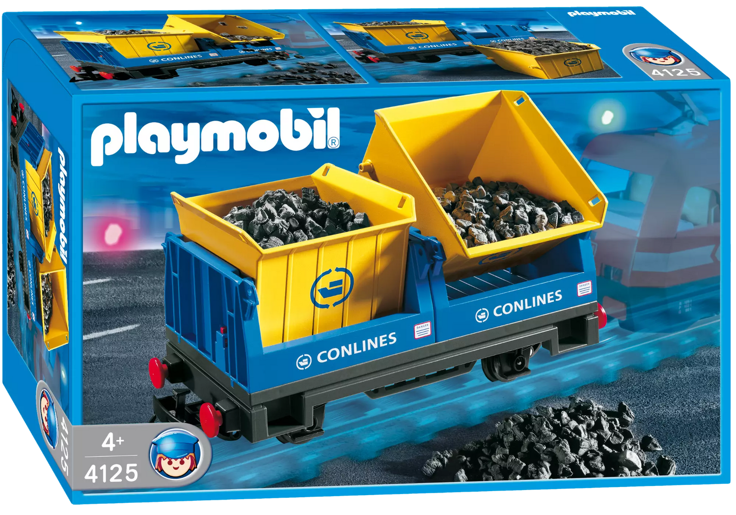 Playmobil 4125 Sammlerstück RC Train Kipplorenwaggon - plegobil