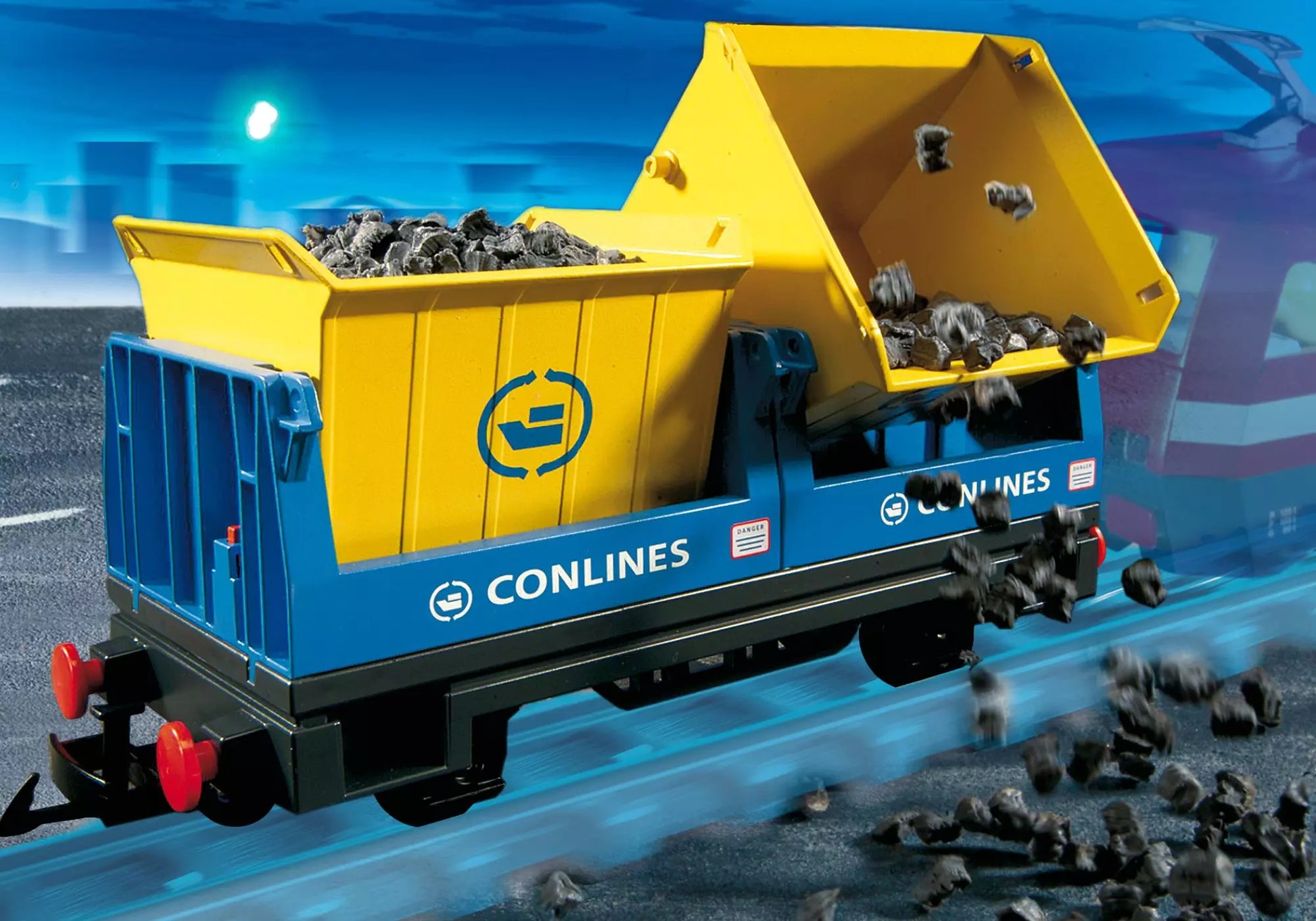 Playmobil 4125 Sammlerstück RC Train Kipplorenwaggon - plegobil