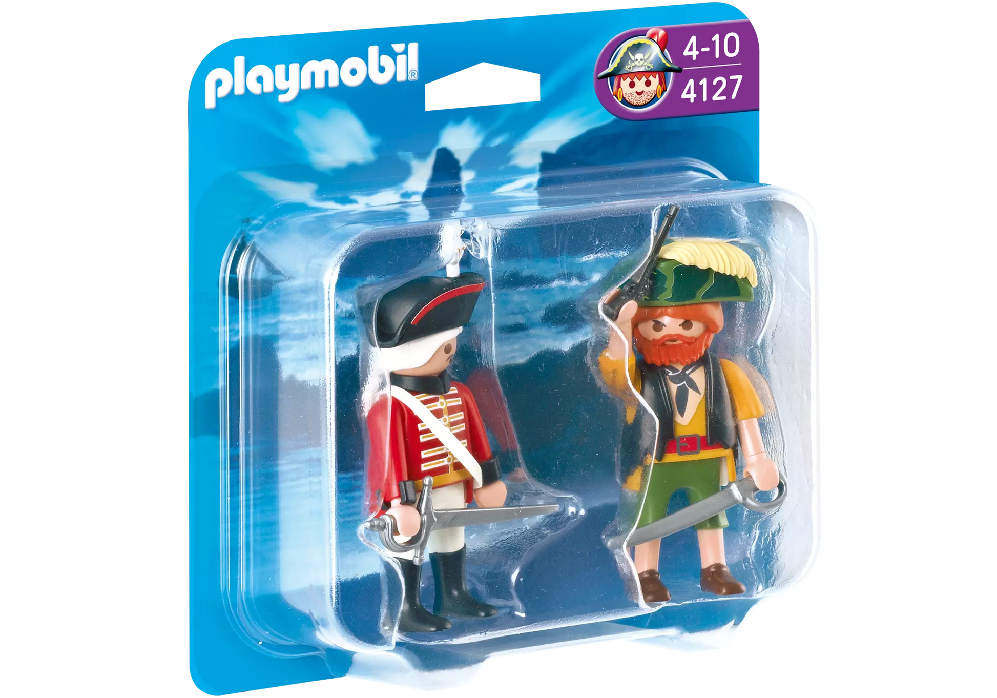 Playmobil 4127 Sammlerstück Pirates DuoPack Pirat und Rotrock - plegobil