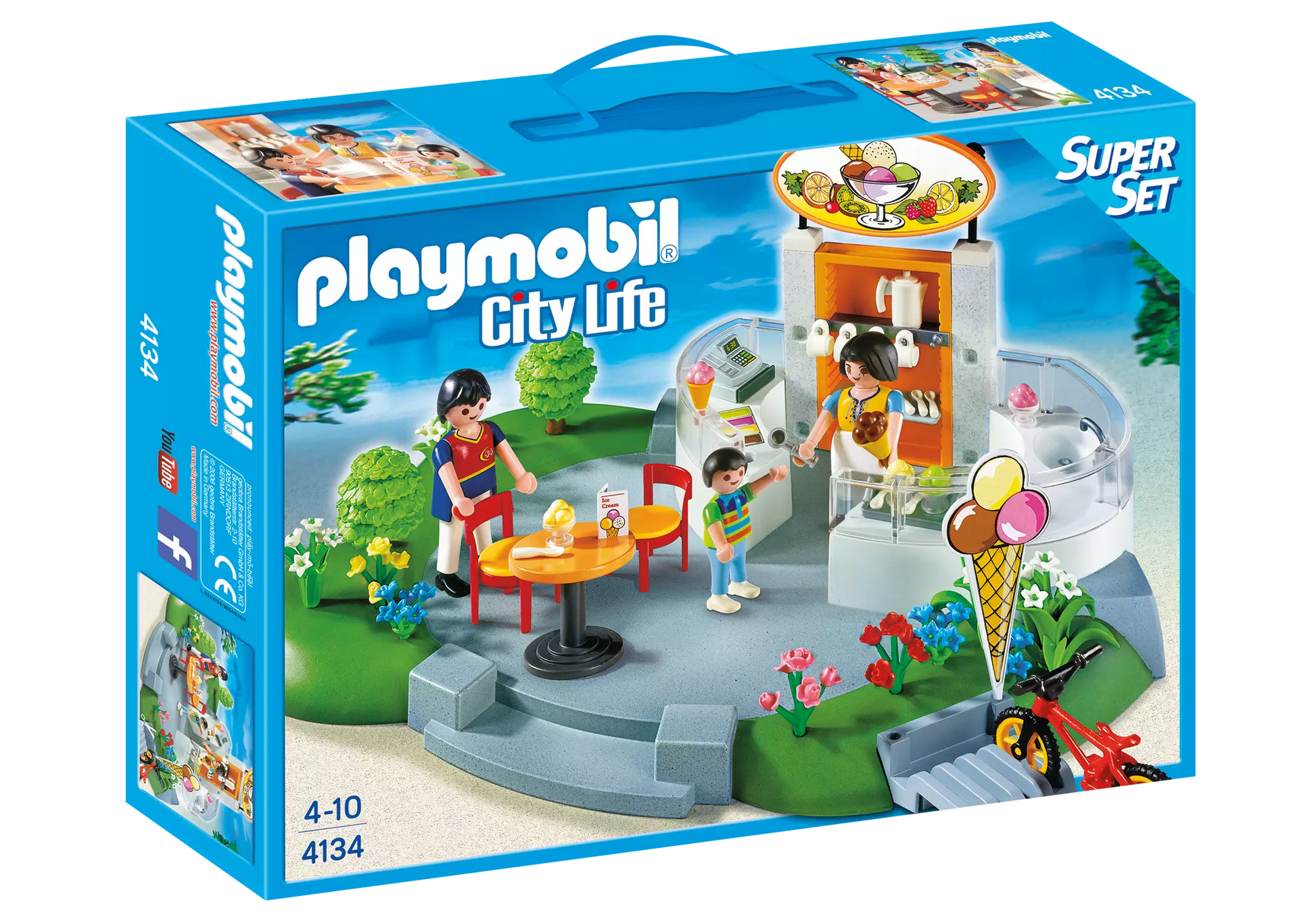 Playmobil 4134 Sammlerstück SuperSet Eisdiele - plegobil