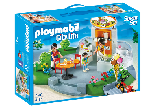 Playmobil 4134 Sammlerstück SuperSet Eisdiele - plegobil
