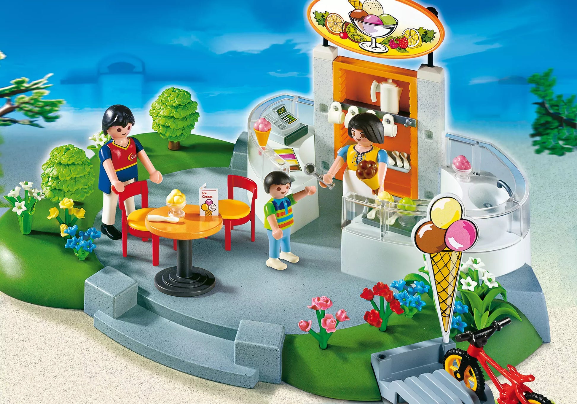 Playmobil 4134 Sammlerstück SuperSet Eisdiele - plegobil