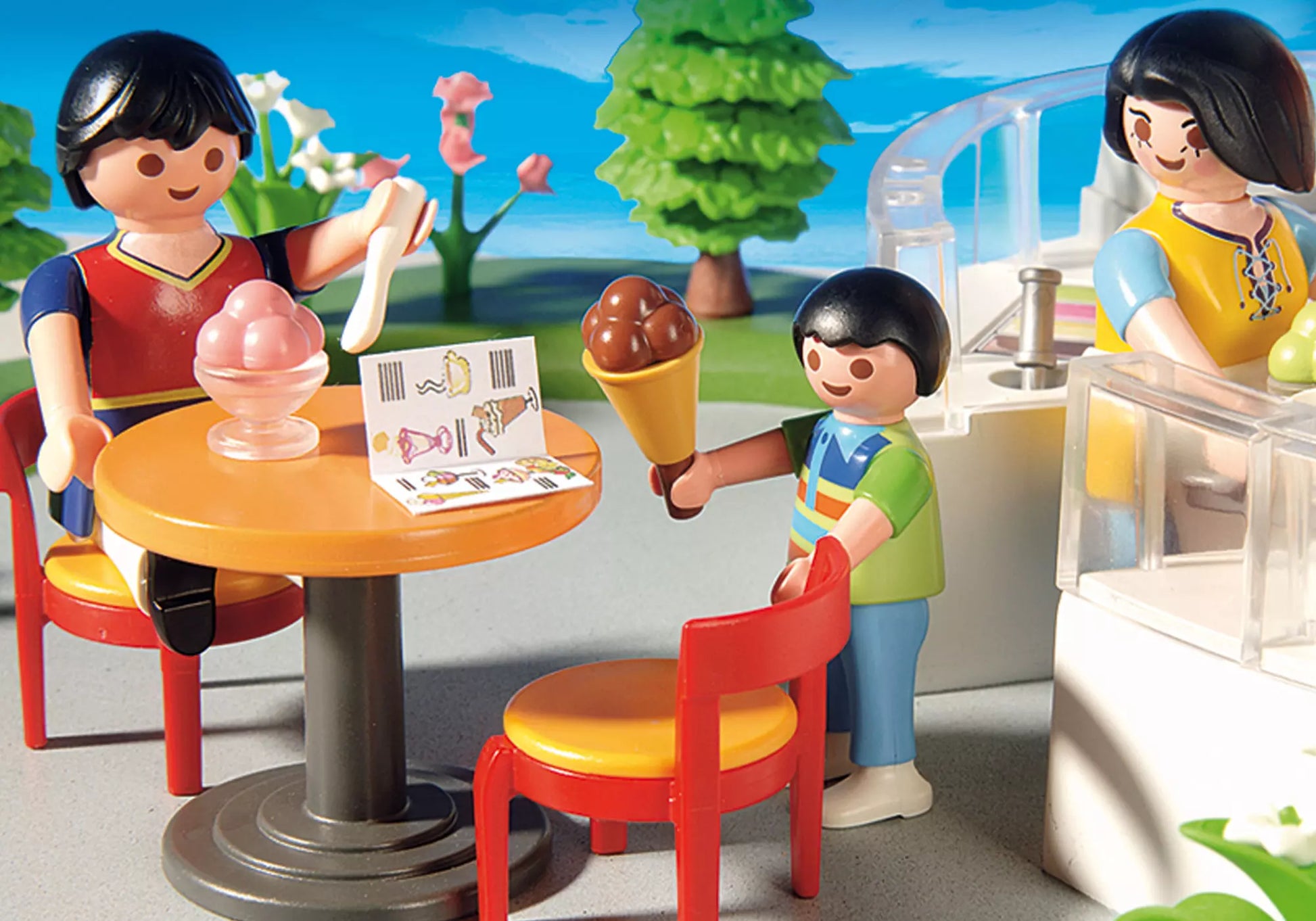 Playmobil 4134 Sammlerstück SuperSet Eisdiele - plegobil