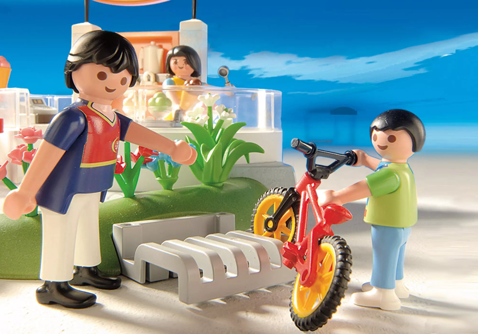 Playmobil 4134 Sammlerstück SuperSet Eisdiele - plegobil