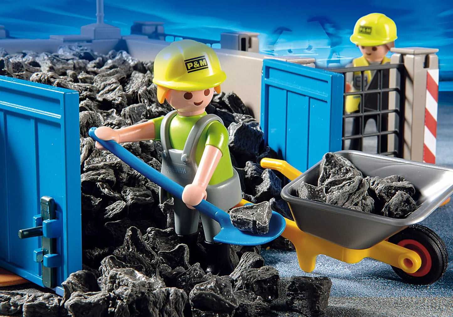 Playmobil 4135 Sammlerstück Super Set Bauhof - plegobil