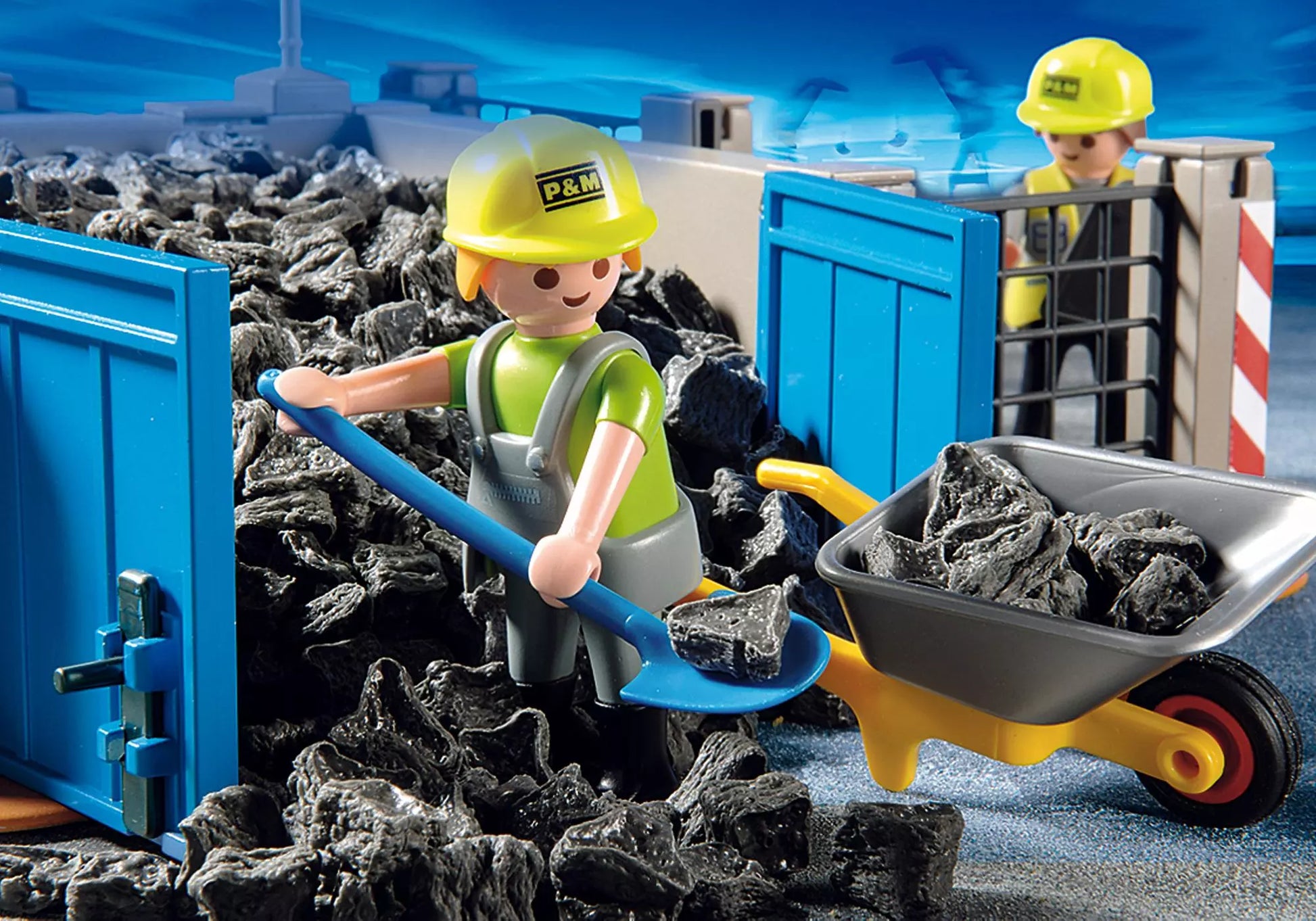 Playmobil 4135 Sammlerstück Super Set Bauhof - plegobil