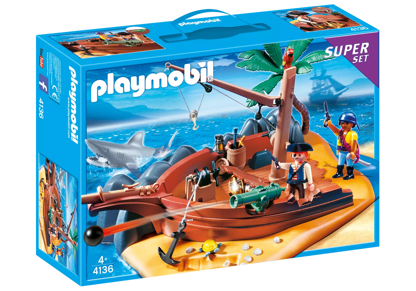 Playmobil 4136 SuperSet Seeräuberinsel - plegobil