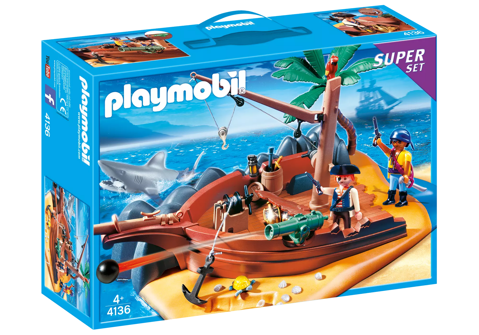 Playmobil 4136 SuperSet Seeräuberinsel - plegobil