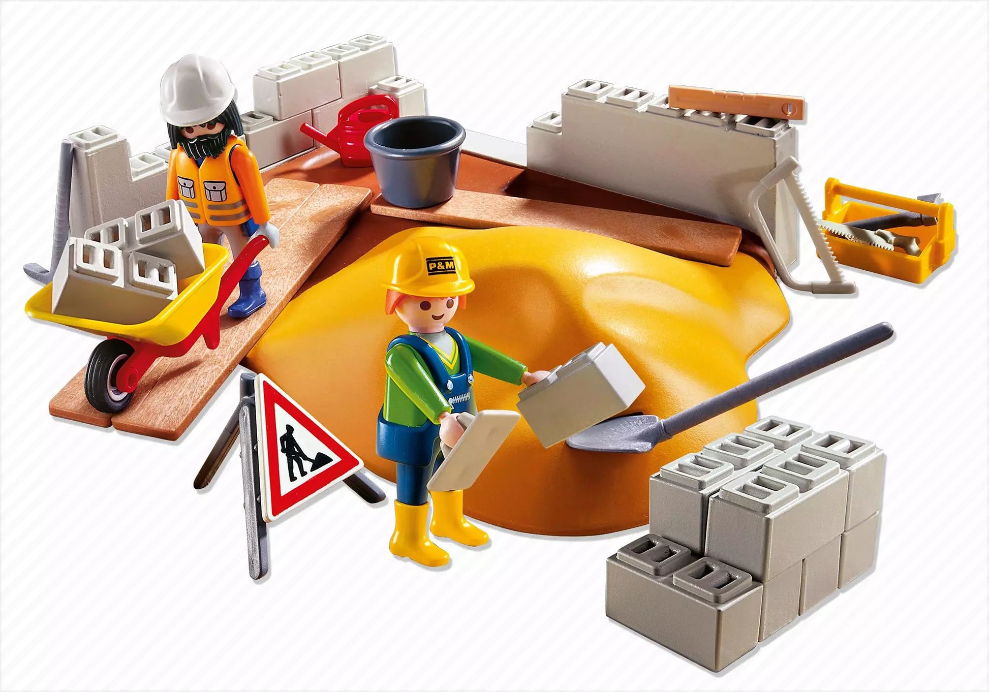 Playmobil 4138 Sammlerstück City Action Baustelle - plegobil