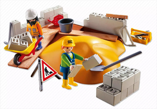 Playmobil 4138 Sammlerstück City Action Baustelle - plegobil