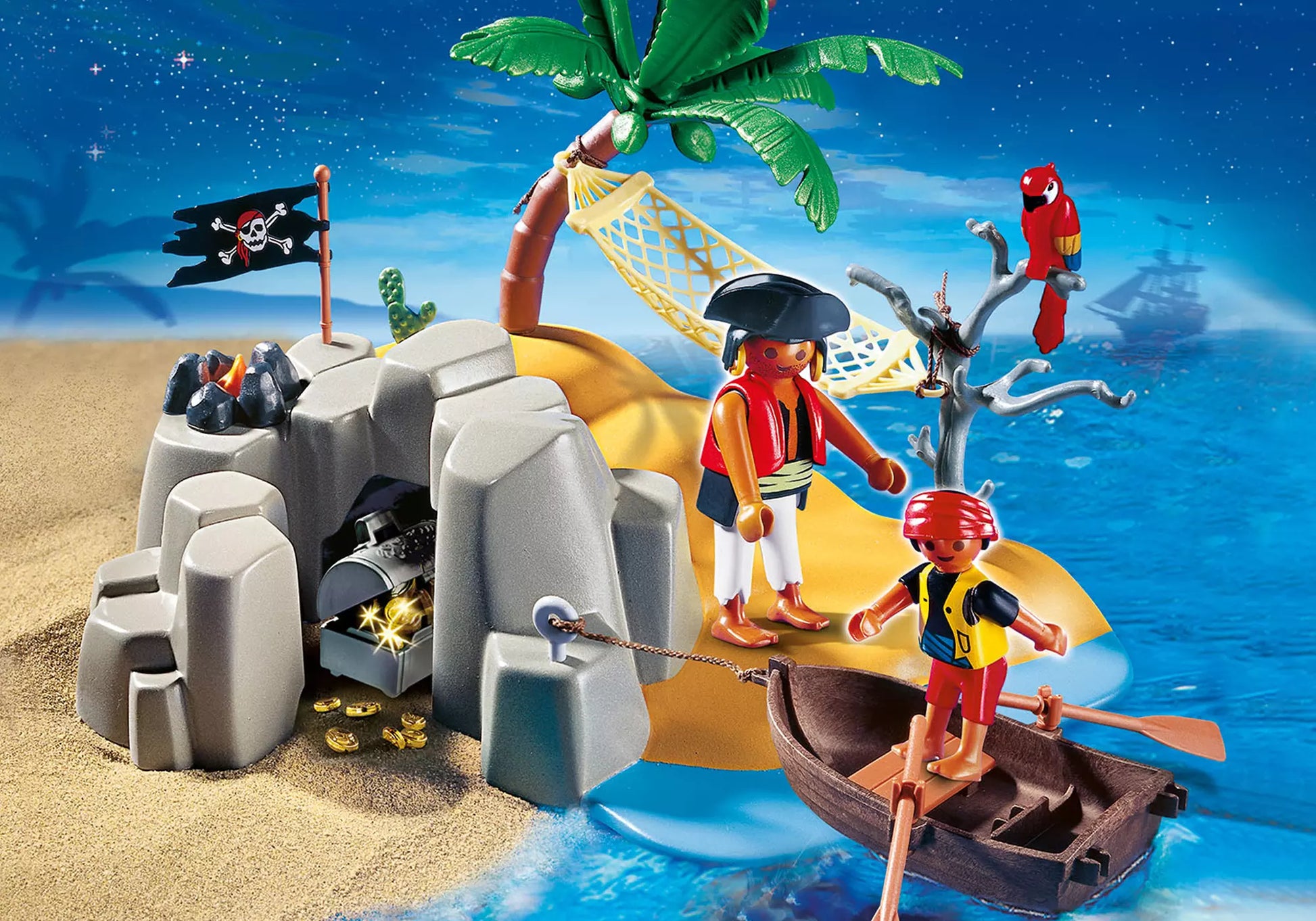 Playmobil 4139 Sammlerstück Pirates KompaktSet Pirateninsel - plegobil