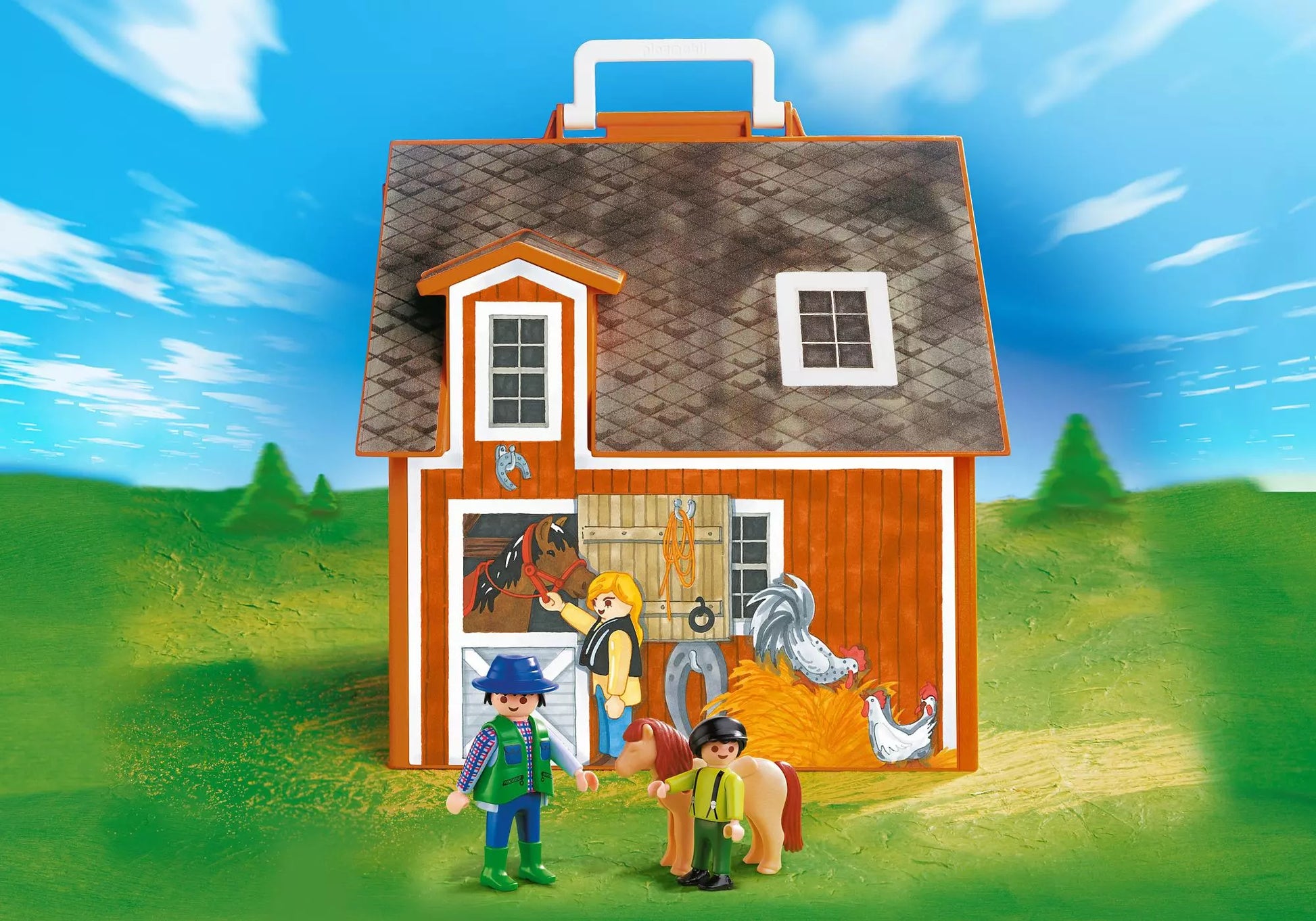 Playmobil 4142 Sammlerstück Mitnehm Bauernhof - plegobil
