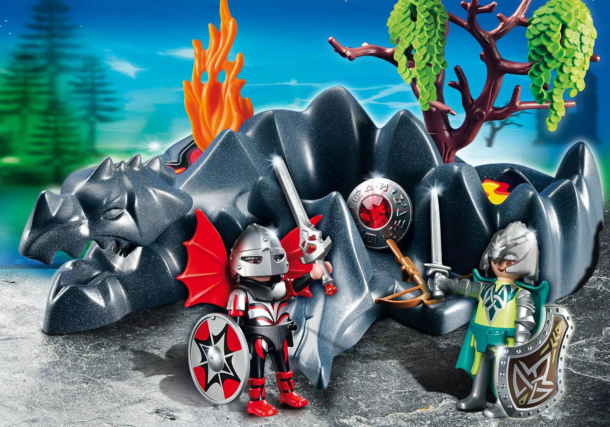 Playmobil 4147 Sammlerstück Knights Drachenfels - plegobil