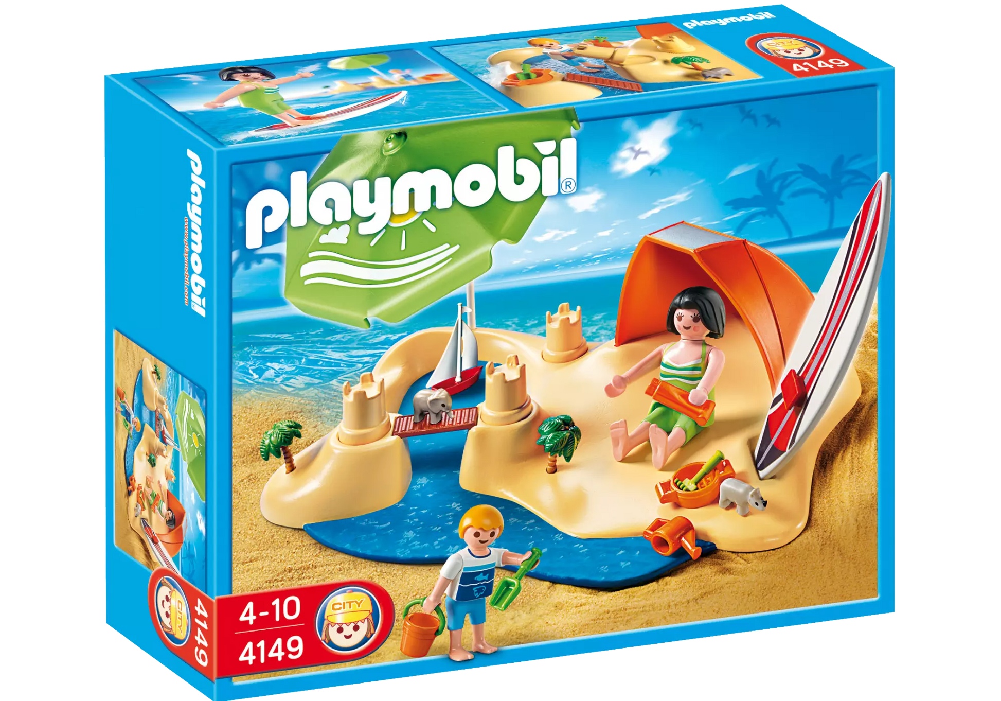 Playmobil 4149 Sammlerstück City Life Strandurlaub - plegobil