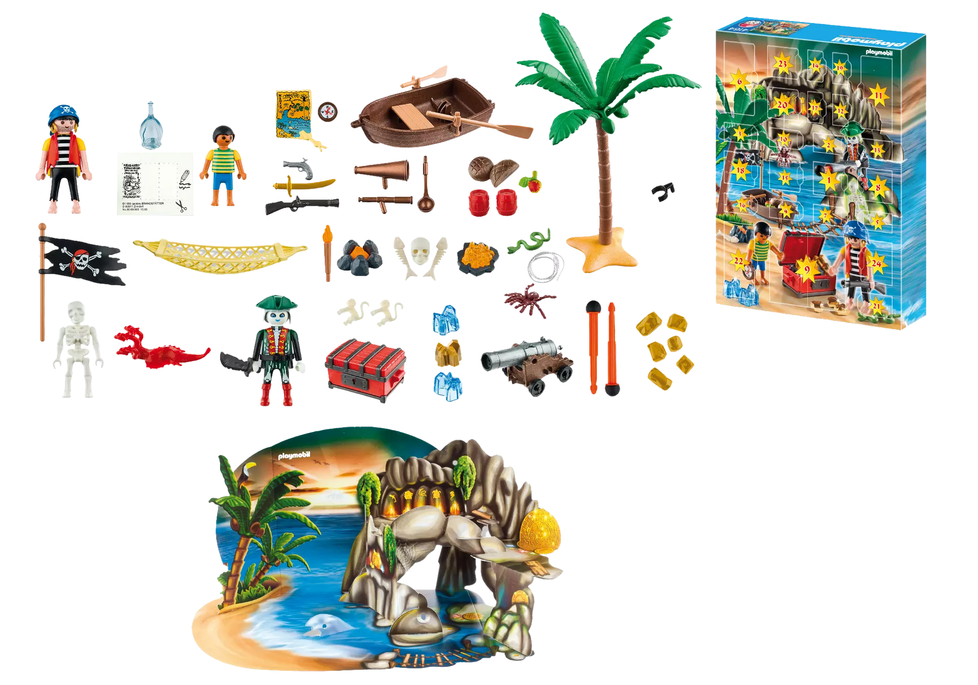 Playmobil 4164 Sammlerstück Adventskalender Piratenschatzhöhle - plegobil