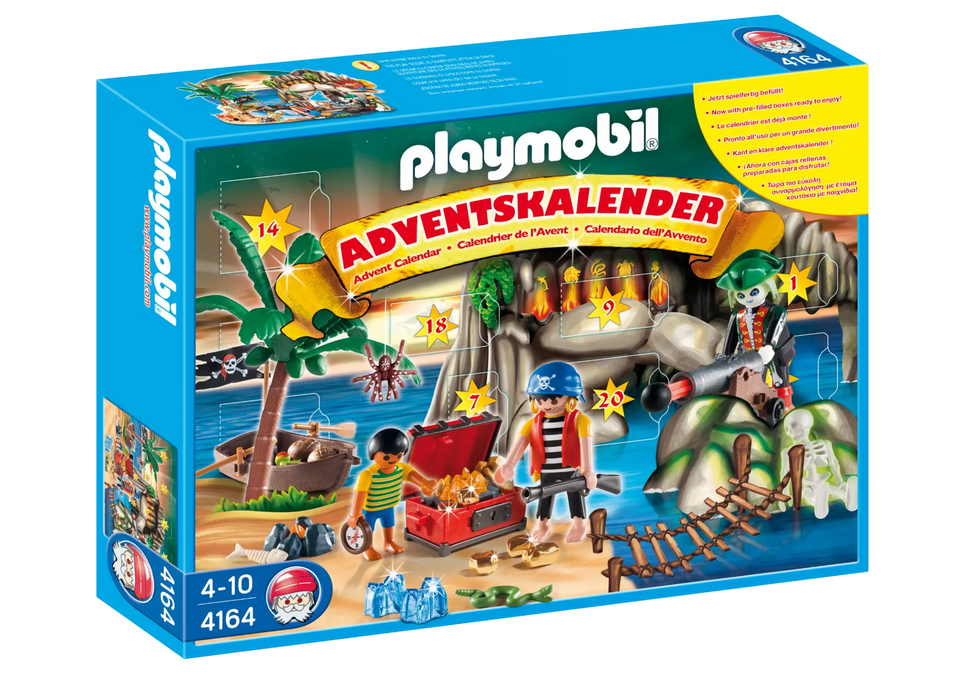 Playmobil 4164 Sammlerstück Adventskalender Piratenschatzhöhle - plegobil