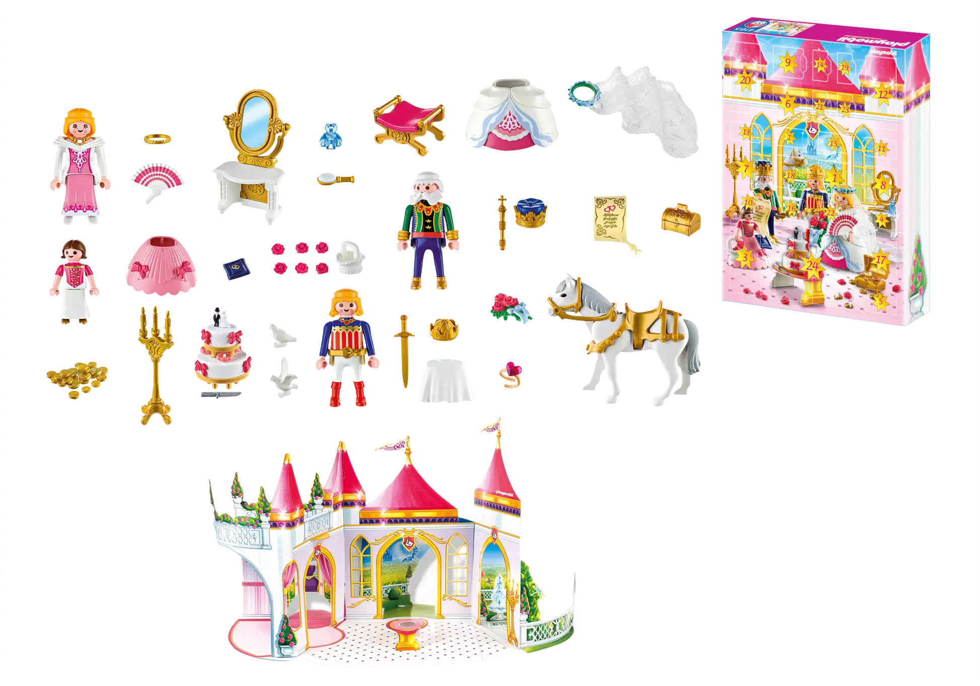 Playmobil 4165 Sammlerstück Adventskalender Prinzessinnen Hochzeit - plegobil