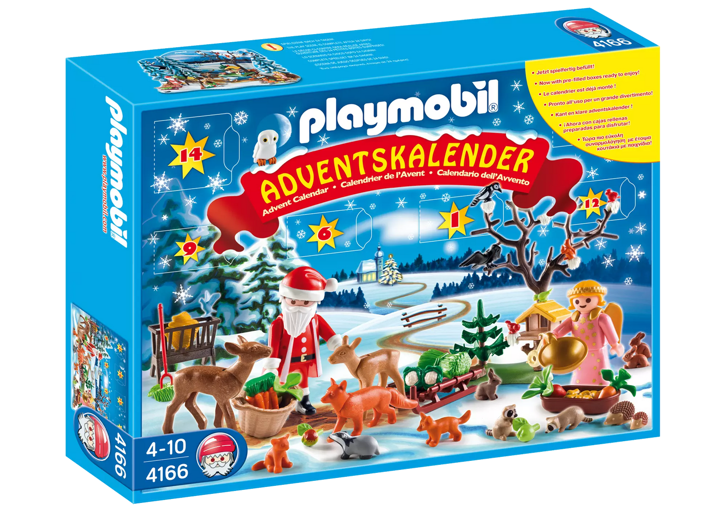 Playmobil 4166 Sammlerstück Adventskalender Weihnacht der Waldtiere - plegobil