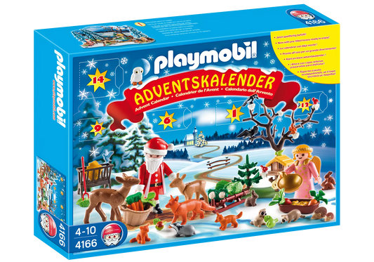 Playmobil 4166 Sammlerstück Adventskalender Weihnacht der Waldtiere - plegobil