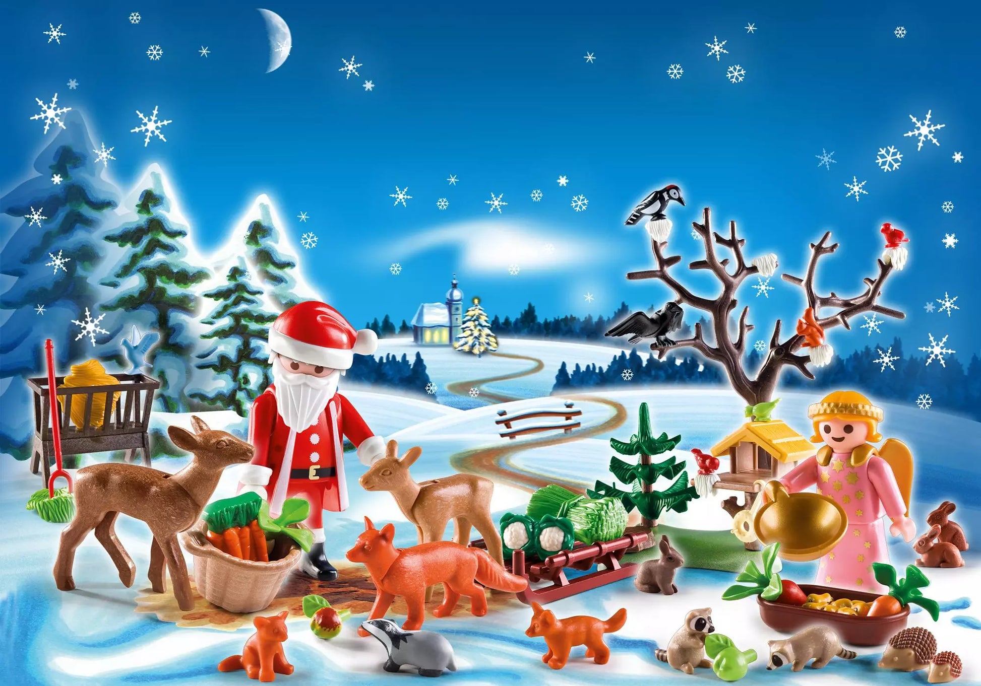 Playmobil 4166 Sammlerstück Adventskalender Weihnacht der Waldtiere - plegobil