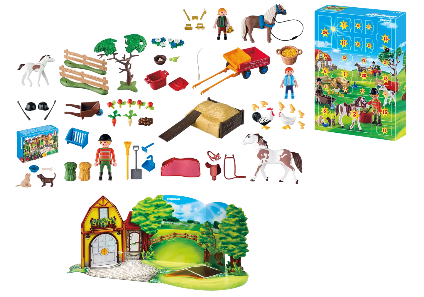 Playmobil 4167 Sammlerstück Adventskalender Reiterhof - plegobil