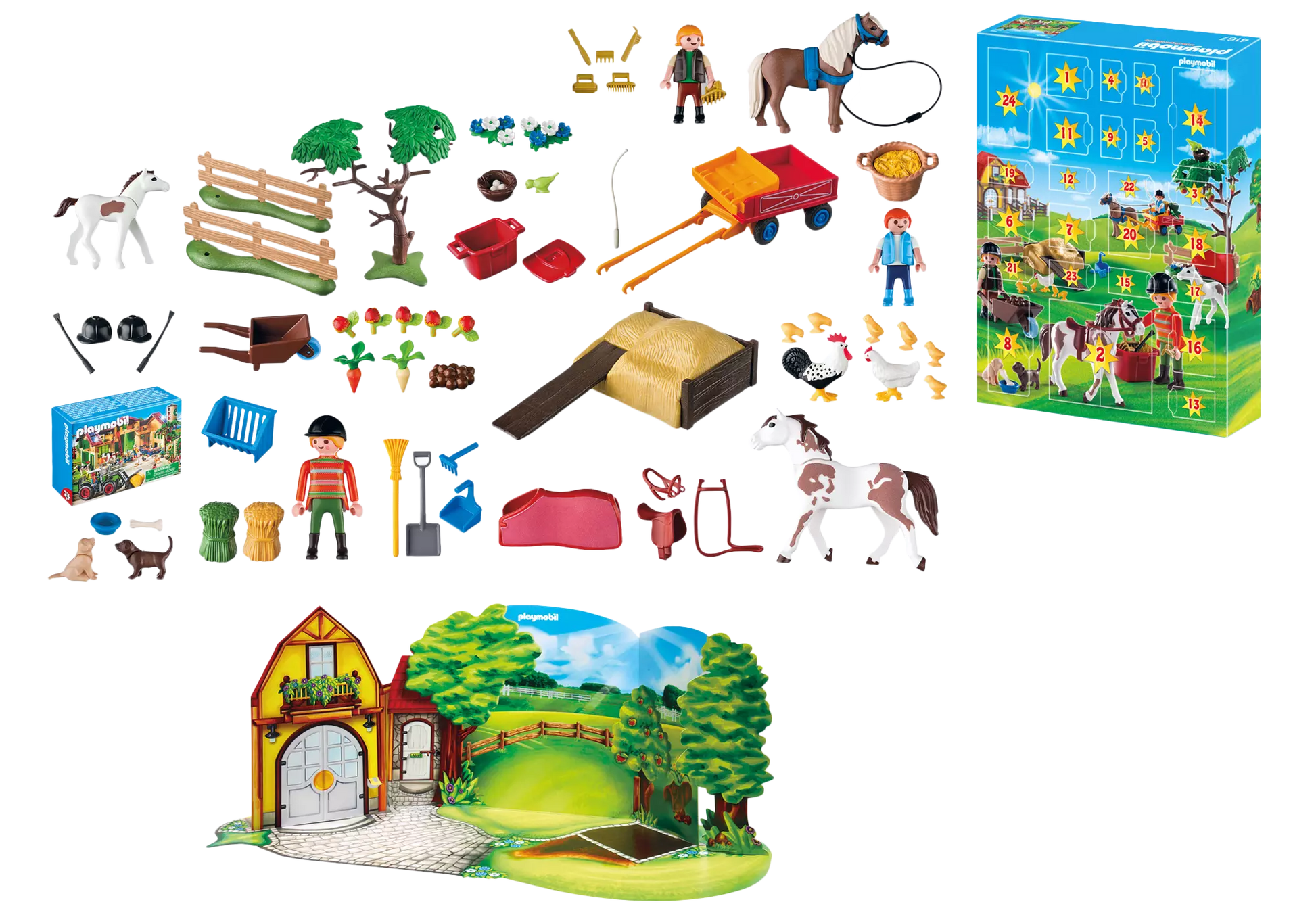 Playmobil 4167 Sammlerstück Adventskalender Reiterhof - plegobil