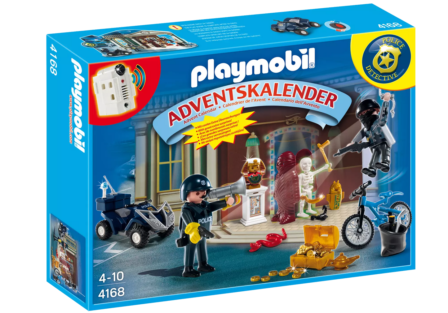 Playmobil 4168 Sammlerstück Adventskalender Polizeialarm im Museum - plegobil