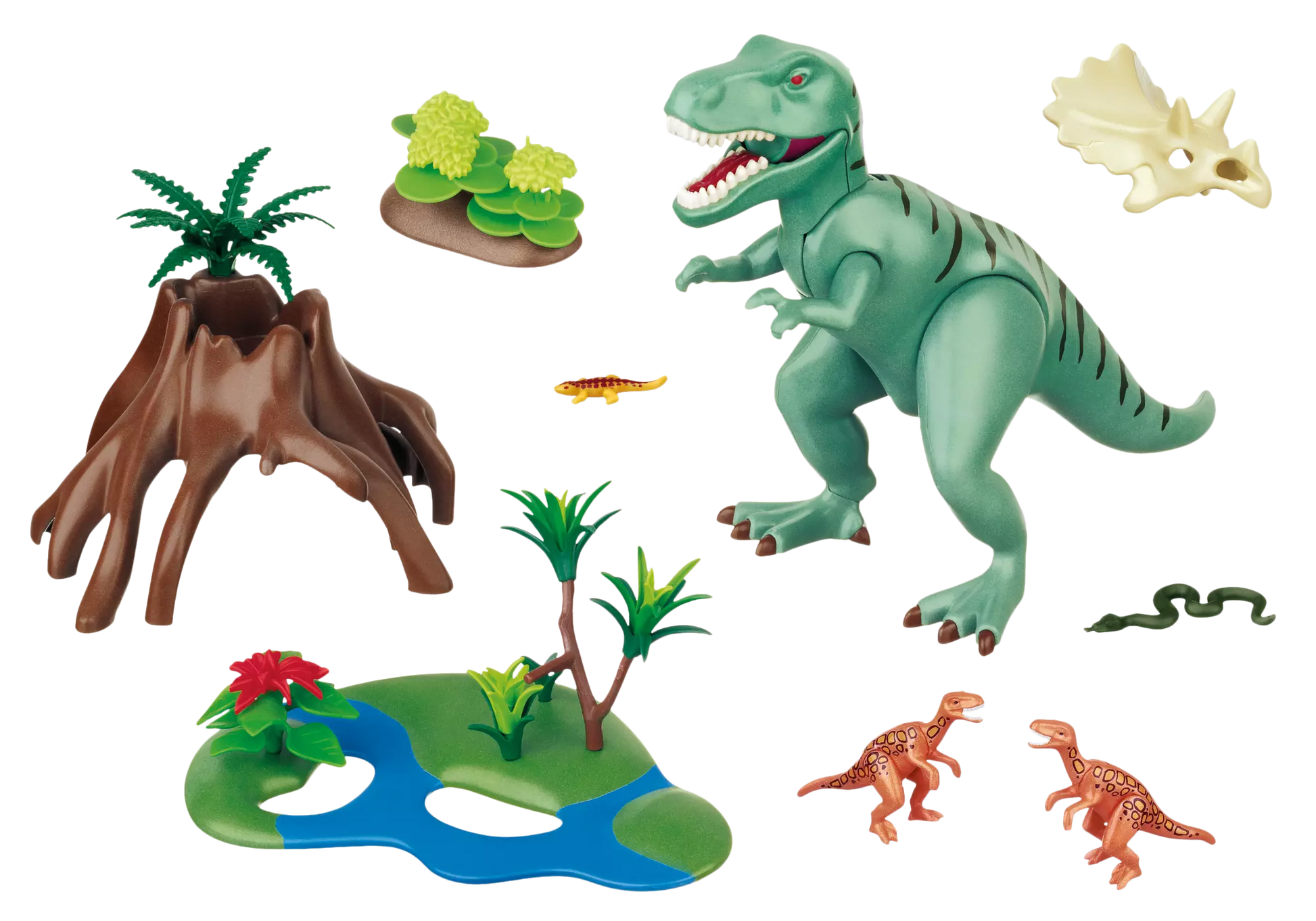 Playmobil 4171 Sammlerstück T-Rex mit Velociraptoren - plegobil