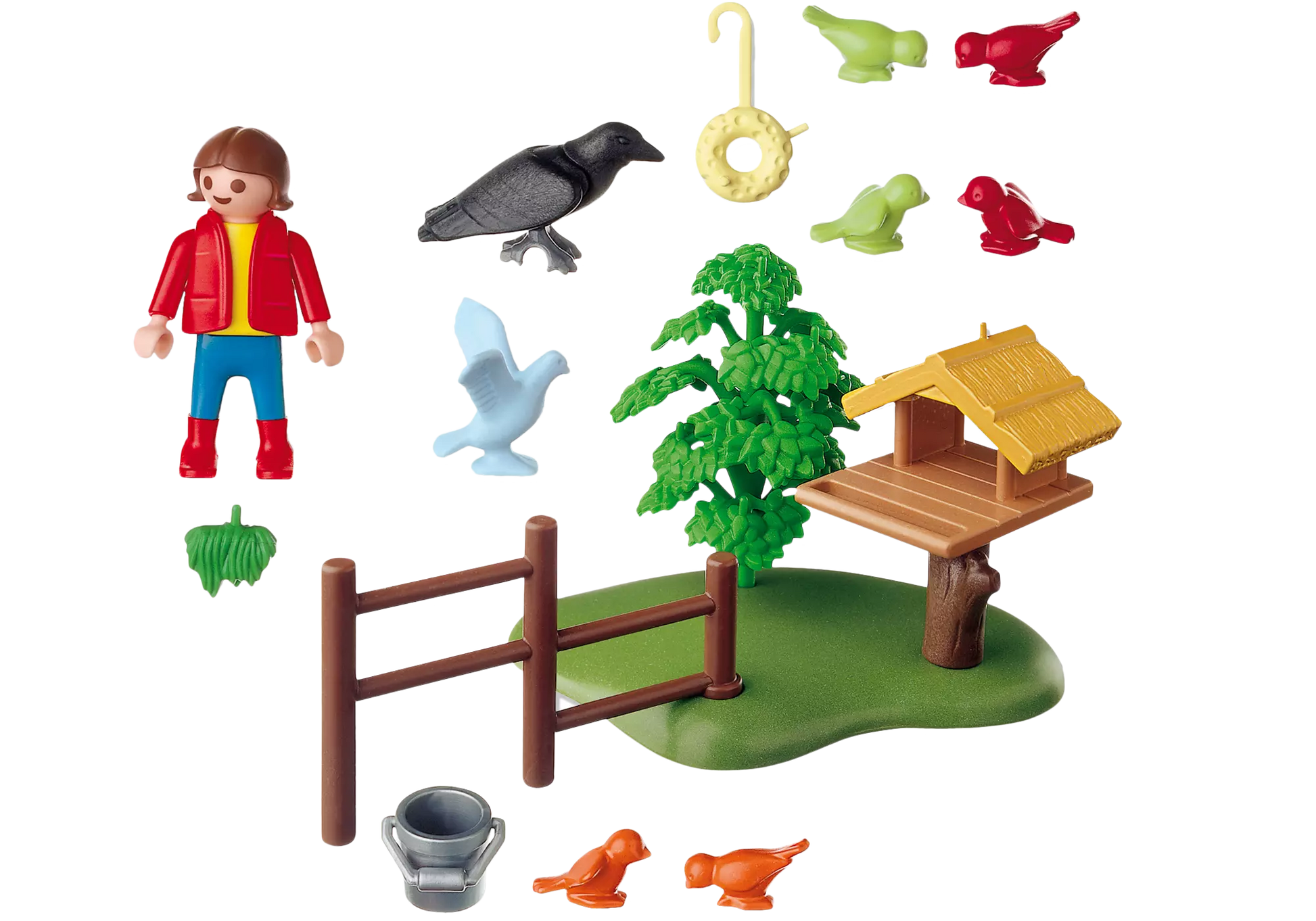 Playmobil 4203 Sammlerstück Vogelfütterung - plegobil