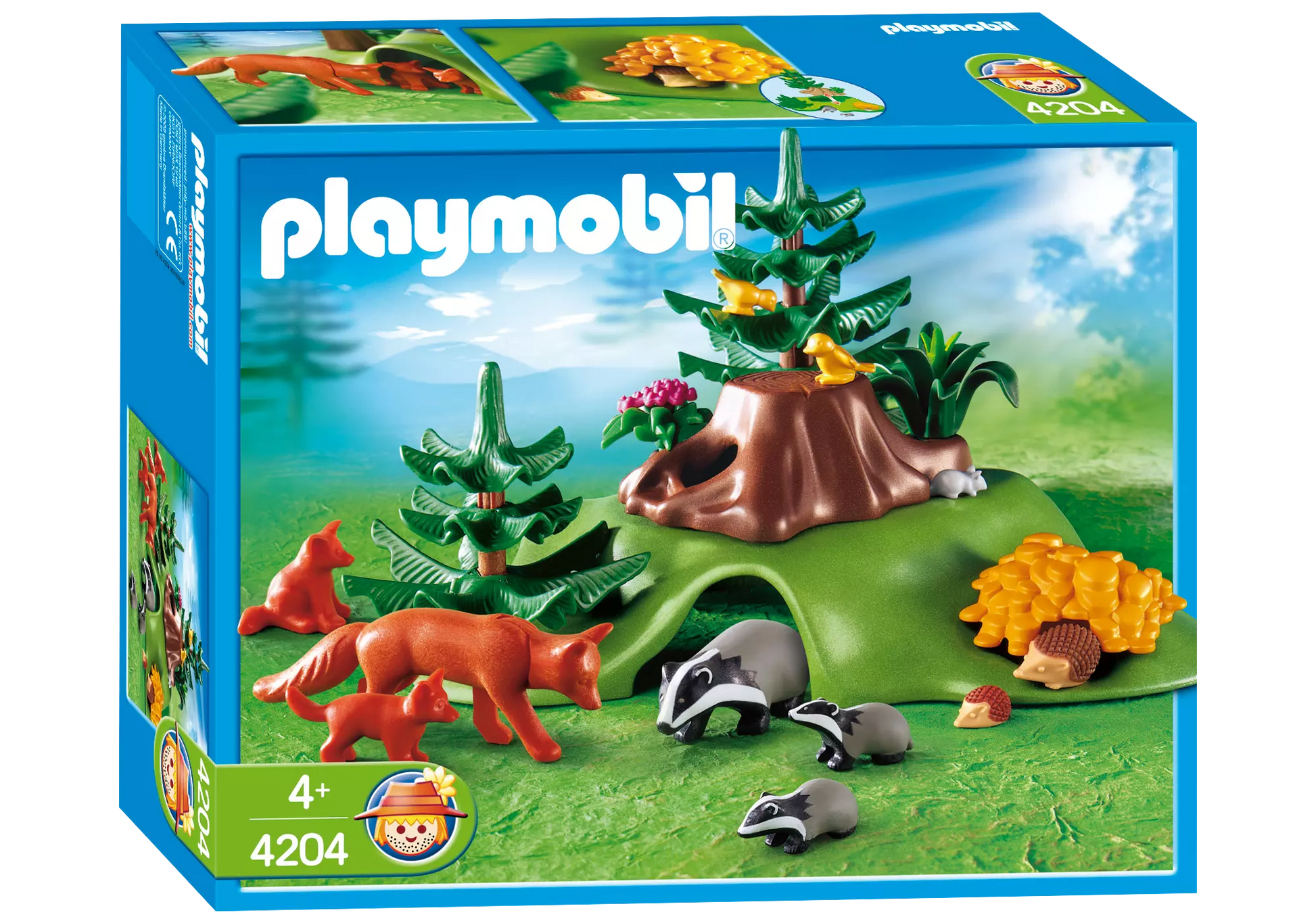 Playmobil 4204 Dachs- und Fuchsbau - plegobil