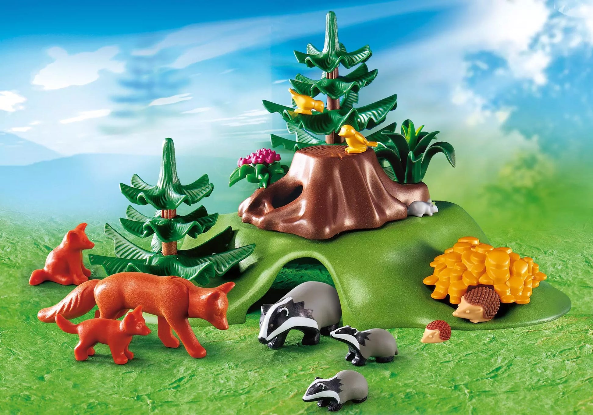 Playmobil 4204 Dachs- und Fuchsbau - plegobil