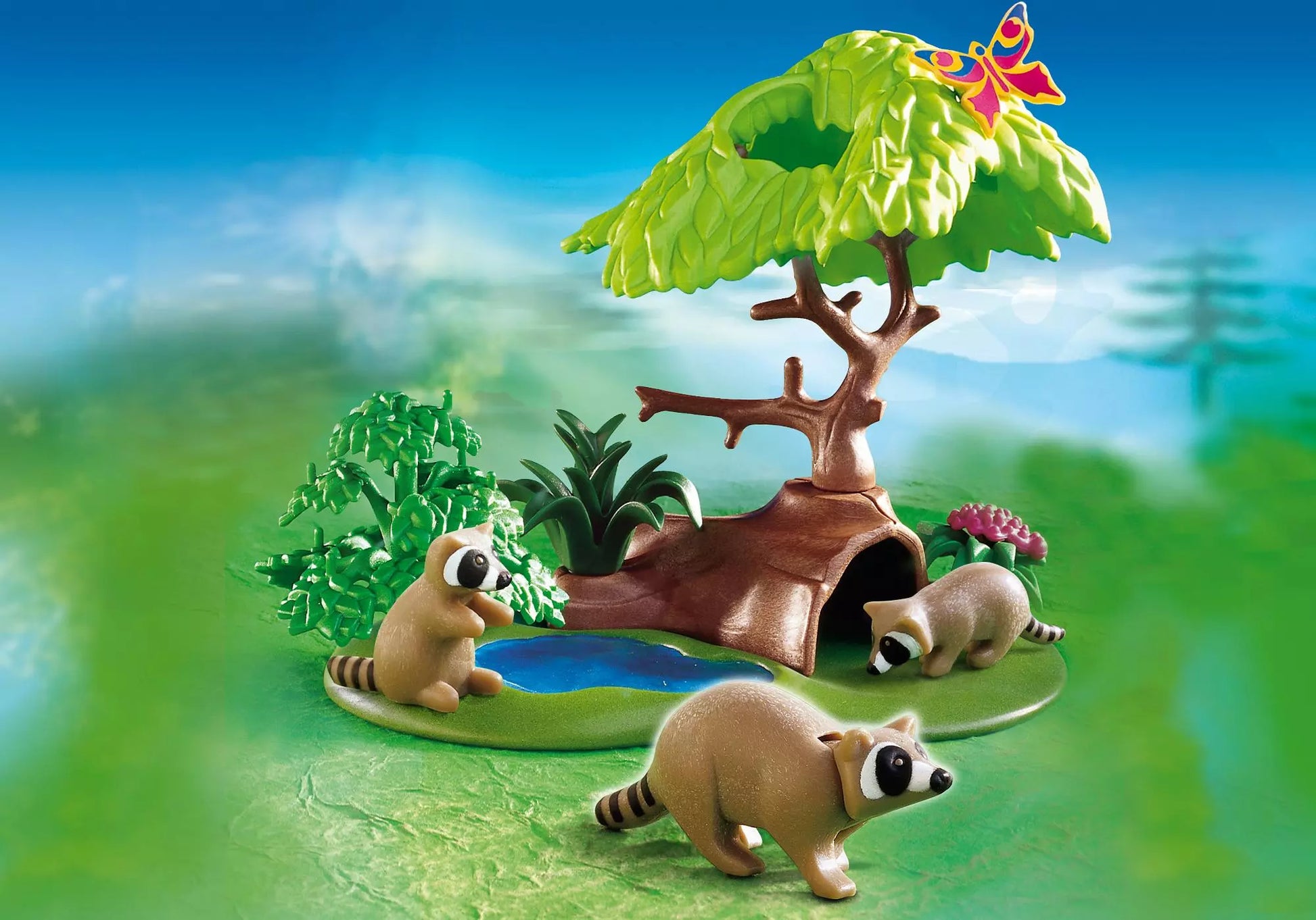 Playmobil 4205 Sammlerstück Country Waschbärhöhle - plegobil
