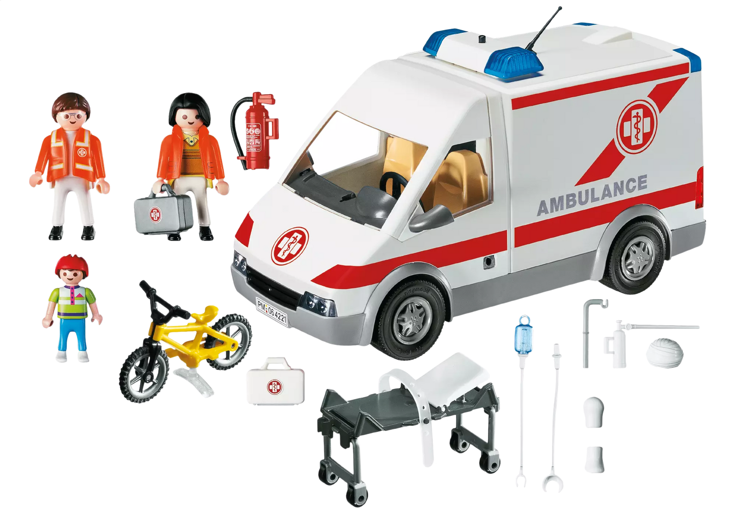 Playmobil 4221 Sammlerstück Rescue Action Rettungstransporter - plegobil