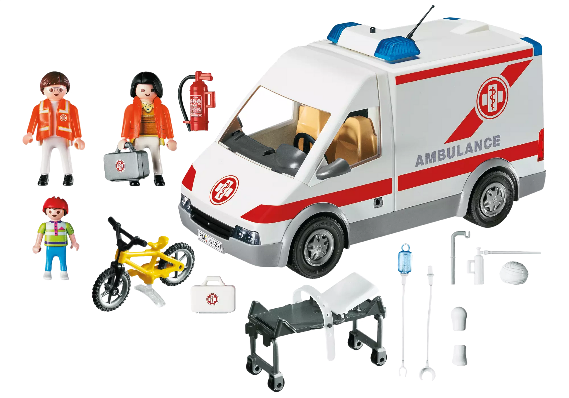 Playmobil 4221 Sammlerstück Rescue Action Rettungstransporter - plegobil