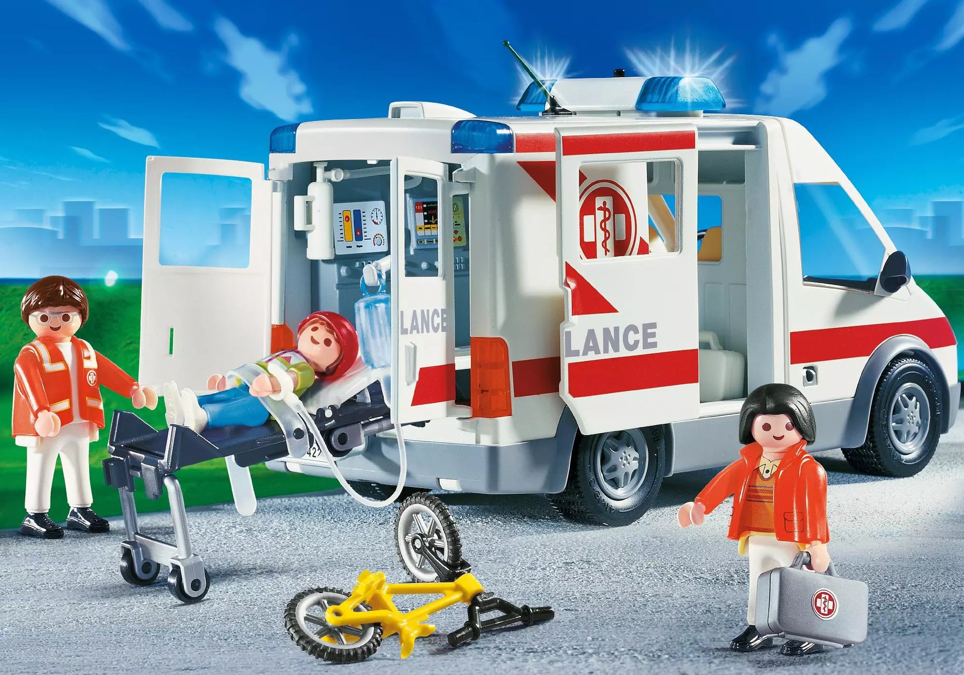 Playmobil 4221 Sammlerstück Rescue Action Rettungstransporter - plegobil