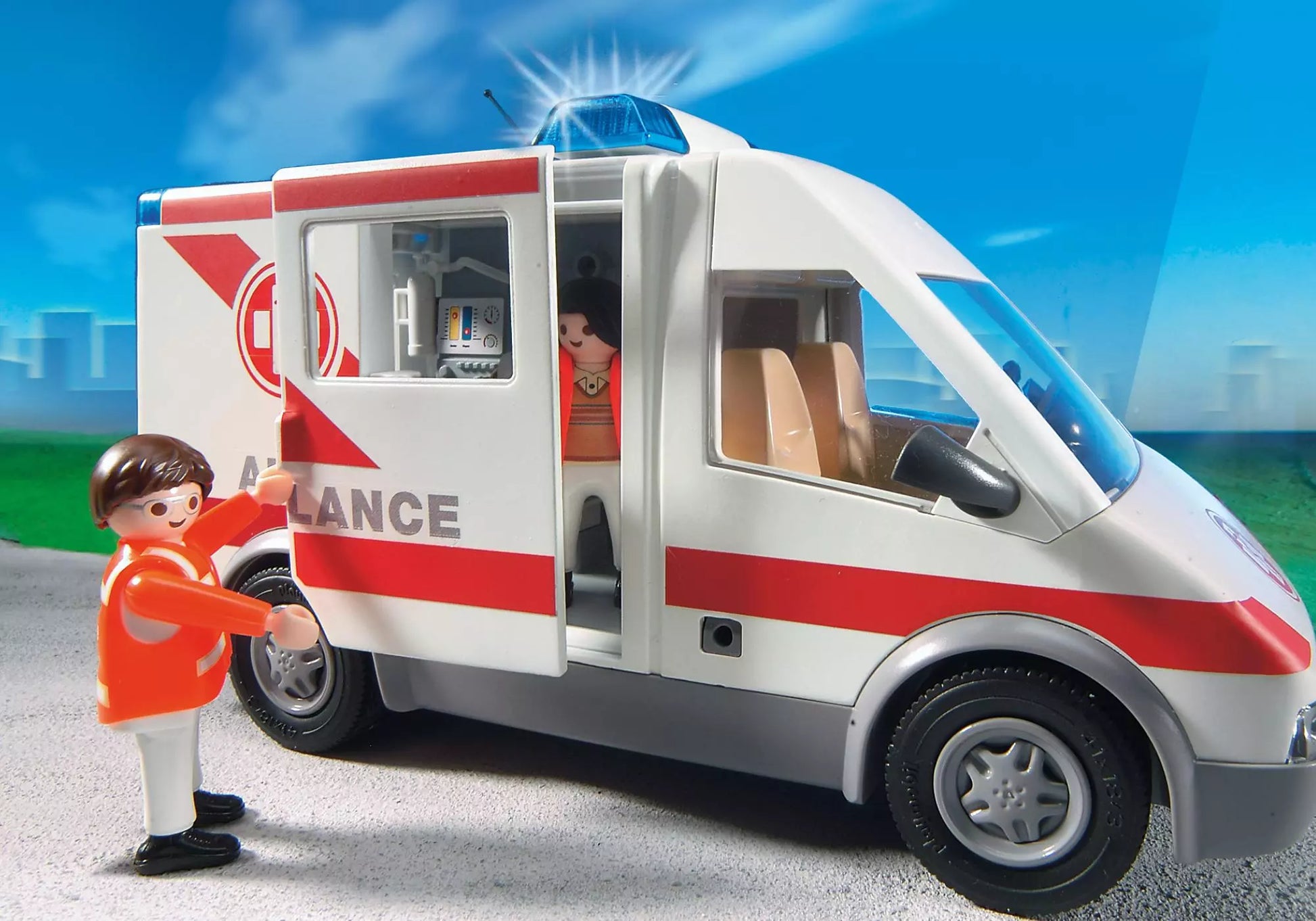 Playmobil 4221 Sammlerstück Rescue Action Rettungstransporter - plegobil